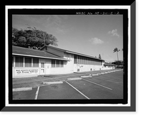 Historic Framed Print, U.S. Marine Corps Base Hawaii, Kaneohe Bay, Gunnery School, Bingham Way between Minteer Street & Lawrence Road, Kaneohe, Honolulu County, HI - 2,  17-7/8" x 21-7/8"