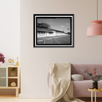 Historic Framed Print, U.S. Marine Corps Base Hawaii, Kaneohe Bay, Gunnery School, Bingham Way between Minteer Street & Lawrence Road, Kaneohe, Honolulu County, HI - 2,  17-7/8" x 21-7/8"