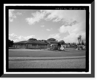 Historic Framed Print, U.S. Marine Corps Base Hawaii, Kaneohe Bay, Gunnery School, Bingham Way between Minteer Street & Lawrence Road, Kaneohe, Honolulu County, HI - 4,  17-7/8" x 21-7/8"