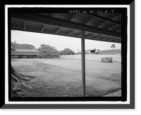 Historic Framed Print, U.S. Marine Corps Base Hawaii, Kaneohe Bay, Gunnery School, Bingham Way between Minteer Street & Lawrence Road, Kaneohe, Honolulu County, HI - 7,  17-7/8" x 21-7/8"