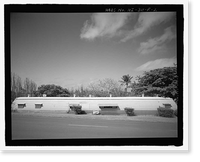 Historic Framed Print, U.S. Marine Corps Base Hawaii, Kaneohe Bay, Golf Course Equipment & Repair Shop, Reeves & Moffett Roads, Kaneohe, Honolulu County, HI - 2,  17-7/8" x 21-7/8"