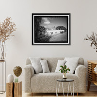 Historic Framed Print, U.S. Marine Corps Base Hawaii, Kaneohe Bay, Golf Course Equipment & Repair Shop, Reeves & Moffett Roads, Kaneohe, Honolulu County, HI - 6,  17-7/8" x 21-7/8"