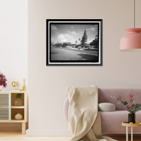 Historic Framed Print, U.S. Marine Corps Base Hawaii, Kaneohe Bay, C.P.O. Club & Married Enlisted Men's Quarters, O'Neal Street between Moffat & Lawrence Roads, Kaneohe, Honolulu County, HI - 2,  17-7/8" x 21-7/8"