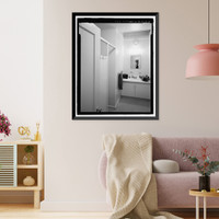 Historic Framed Print, U.S. Marine Corps Base Hawaii, Kaneohe Bay, C.P.O. Club & Married Enlisted Men's Quarters, O'Neal Street between Moffat & Lawrence Roads, Kaneohe, Honolulu County, HI - 15,  17-7/8" x 21-7/8"