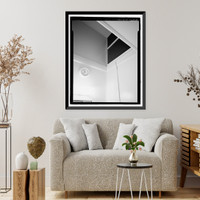 Historic Framed Print, U.S. Marine Corps Base Hawaii, Kaneohe Bay, C.P.O. Club & Married Enlisted Men's Quarters, O'Neal Street between Moffat & Lawrence Roads, Kaneohe, Honolulu County, HI - 16,  17-7/8" x 21-7/8"