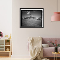 Historic Framed Print, U.S. Marine Corps Base Hawaii, Kaneohe Bay, Warehouse 250, Aviation Storehouse, C Street between Fifth & Sixth Streets, Kaneohe, Honolulu County, HI - 3,  17-7/8" x 21-7/8"