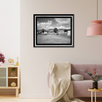 Historic Framed Print, U.S. Marine Corps Base Hawaii, Kaneohe Bay, Warehouse 250, Aviation Storehouse, C Street between Fifth & Sixth Streets, Kaneohe, Honolulu County, HI - 5,  17-7/8" x 21-7/8"