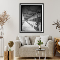 Historic Framed Print, U.S. Marine Corps Base Hawaii, Kaneohe Bay, Warehouse 250, Aviation Storehouse, C Street between Fifth & Sixth Streets, Kaneohe, Honolulu County, HI - 6,  17-7/8" x 21-7/8"