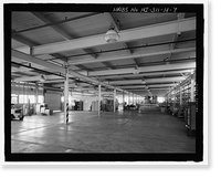 Historic Framed Print, U.S. Marine Corps Base Hawaii, Kaneohe Bay, Warehouse 250, Aviation Storehouse, C Street between Fifth & Sixth Streets, Kaneohe, Honolulu County, HI - 7,  17-7/8" x 21-7/8"