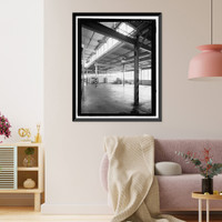 Historic Framed Print, U.S. Marine Corps Base Hawaii, Kaneohe Bay, Warehouse 250, Aviation Storehouse, C Street between Fifth & Sixth Streets, Kaneohe, Honolulu County, HI - 8,  17-7/8" x 21-7/8"