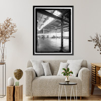 Historic Framed Print, U.S. Marine Corps Base Hawaii, Kaneohe Bay, Warehouse 250, Aviation Storehouse, C Street between Fifth & Sixth Streets, Kaneohe, Honolulu County, HI - 8,  17-7/8" x 21-7/8"