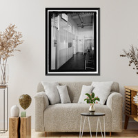 Historic Framed Print, U.S. Marine Corps Base Hawaii, Kaneohe Bay, Warehouse 250, Aviation Storehouse, C Street between Fifth & Sixth Streets, Kaneohe, Honolulu County, HI - 11,  17-7/8" x 21-7/8"