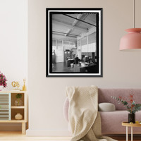 Historic Framed Print, U.S. Marine Corps Base Hawaii, Kaneohe Bay, Warehouse 250, Aviation Storehouse, C Street between Fifth & Sixth Streets, Kaneohe, Honolulu County, HI - 12,  17-7/8" x 21-7/8"