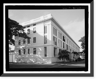 Historic Framed Print, U.S. Naval Base, Pearl Harbor, Enlisted Men's Barracks & Mess Hall, Marine Barracks, Neville Way, Pearl Harbor, Honolulu County, HI,  17-7/8" x 21-7/8"