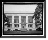 Historic Framed Print, U.S. Naval Base, Pearl Harbor, Enlisted Men's Barracks & Mess Hall, Marine Barracks, Neville Way, Pearl Harbor, Honolulu County, HI - 2,  17-7/8" x 21-7/8"