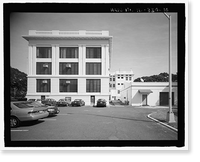 Historic Framed Print, U.S. Naval Base, Pearl Harbor, Enlisted Men's Barracks & Mess Hall, Marine Barracks, Neville Way, Pearl Harbor, Honolulu County, HI - 5,  17-7/8" x 21-7/8"