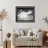 Historic Framed Print, U.S. Naval Base, Pearl Harbor, Enlisted Men's Barracks & Mess Hall, Marine Barracks, Neville Way, Pearl Harbor, Honolulu County, HI - 6,  17-7/8" x 21-7/8"
