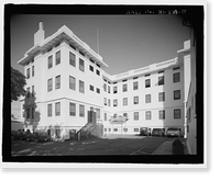 Historic Framed Print, U.S. Naval Base, Pearl Harbor, Enlisted Men's Barracks & Mess Hall, Marine Barracks, Neville Way, Pearl Harbor, Honolulu County, HI - 8,  17-7/8" x 21-7/8"