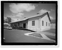 Historic Framed Print, U.S. Naval Base, Pearl Harbor, Inert Ammunition Storehouses, Avocet and Kingfisher Streets, Pearl Harbor, Honolulu County, HI,  17-7/8" x 21-7/8"