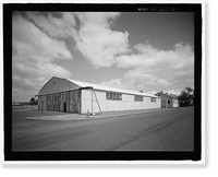 Historic Framed Print, U.S. Naval Base, Pearl Harbor, United States All-Steel Hangar, Wasp Boulevard between Kingfisher Street and Range, Pearl Harbor, Honolulu County, HI,  17-7/8" x 21-7/8"