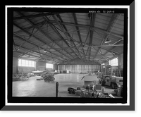 Historic Framed Print, U.S. Naval Base, Pearl Harbor, United States All-Steel Hangar, Wasp Boulevard between Kingfisher Street and Range, Pearl Harbor, Honolulu County, HI - 5,  17-7/8" x 21-7/8"