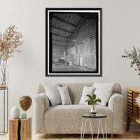 Historic Framed Print, U.S. Naval Base, Pearl Harbor, United States All-Steel Hangar, Wasp Boulevard between Kingfisher Street and Range, Pearl Harbor, Honolulu County, HI - 6,  17-7/8" x 21-7/8"