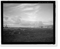 Historic Framed Print, U.S. Naval Base, Pearl Harbor, Landplane Hangar Type, Wasp Boulevard and Gambier Bay Street, Pearl Harbor, Honolulu County, HI,  17-7/8" x 21-7/8"