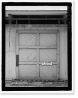 Historic Framed Print, U.S. Naval Base, Pearl Harbor, Naval Air Base Temporary Storehouse, Avoget Street and Ranger Loop, Pearl Harbor, Honolulu County, HI - 6,  17-7/8" x 21-7/8"