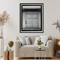 Historic Framed Print, U.S. Naval Base, Pearl Harbor, Naval Air Base Temporary Storehouse, Avoget Street and Ranger Loop, Pearl Harbor, Honolulu County, HI - 6,  17-7/8" x 21-7/8"