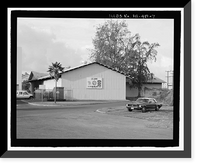Historic Framed Print, U.S. Naval Base, Pearl Harbor, Naval Air Base Temporary Storehouse, Avoget Street and Ranger Loop, Pearl Harbor, Honolulu County, HI - 7,  17-7/8" x 21-7/8"