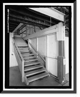 Historic Framed Print, U.S. Naval Base, Pearl Harbor, Naval Air Base Temporary Storehouse, Avoget Street and Ranger Loop, Pearl Harbor, Honolulu County, HI - 9,  17-7/8" x 21-7/8"