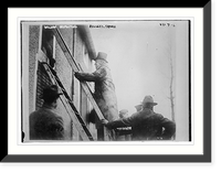 Wilson inspecting billets, Fr, Antique Print