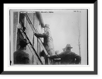 Wilson inspecting billets, Fr, Antique Print
