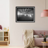 Historic Framed Print, U.S. Naval Base, Pearl Harbor, Naval Air Base Temporary Storehouse, Avoget Street and Ranger Loop, Pearl Harbor, Honolulu County, HI - 13,  17-7/8" x 21-7/8"