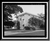 Historic Framed Print, U.S. Naval Base, Pearl Harbor, Marine Corps Officers' Quarters, Russell Avenue, between Central Avenue and Salvor, Pearl Harbor, Honolulu County, HI - 3,  17-7/8" x 21-7/8"