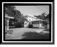 Historic Framed Print, U.S. Naval Base, Pearl Harbor, Marine Corps Officers' Quarters, Russell Avenue, between Central Avenue and Salvor, Pearl Harbor, Honolulu County, HI - 5,  17-7/8" x 21-7/8"