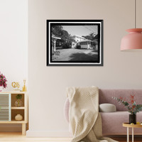 Historic Framed Print, U.S. Naval Base, Pearl Harbor, Marine Corps Officers' Quarters, Russell Avenue, between Central Avenue and Salvor, Pearl Harbor, Honolulu County, HI - 5,  17-7/8" x 21-7/8"