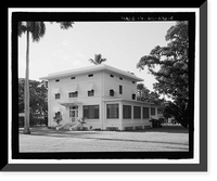 Historic Framed Print, U.S. Naval Base, Pearl Harbor, Marine Corps Officers' Quarters, Russell Avenue, between Central Avenue and Salvor, Pearl Harbor, Honolulu County, HI - 6,  17-7/8" x 21-7/8"