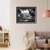 Historic Framed Print, U.S. Naval Base, Pearl Harbor, Marine Corps Officers' Duplex Quarters, Salvor Street & Russell Avenue, Pearl Harbor, Honolulu County, HI - 2,  17-7/8" x 21-7/8"