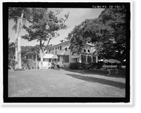 Historic Framed Print, U.S. Naval Base, Pearl Harbor, Marine Corps Officers' Duplex Quarters, Salvor Street & Russell Avenue, Pearl Harbor, Honolulu County, HI - 5,  17-7/8" x 21-7/8"