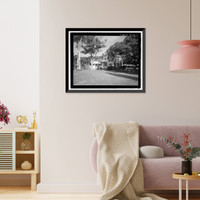 Historic Framed Print, U.S. Naval Base, Pearl Harbor, Marine Corps Officers' Duplex Quarters, Salvor Street & Russell Avenue, Pearl Harbor, Honolulu County, HI - 5,  17-7/8" x 21-7/8"