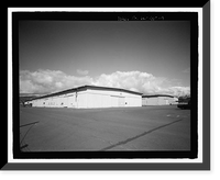 Historic Framed Print, U.S. Naval Base, Pearl Harbor, Temporary Storehouses - 1943 Type, Between Neches and Neosho Avenues, at Utah Street, Pearl Harbor, Honolulu County, HI - 4,  17-7/8" x 21-7/8"