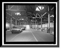 Historic Framed Print, U.S. Naval Base, Pearl Harbor, Temporary Storehouses - 1943 Type, Between Neches and Neosho Avenues, at Utah Street, Pearl Harbor, Honolulu County, HI - 6,  17-7/8" x 21-7/8"