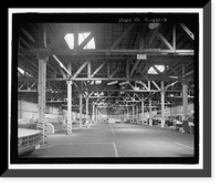 Historic Framed Print, U.S. Naval Base, Pearl Harbor, Temporary Storehouses - 1943 Type, Between Neches and Neosho Avenues, at Utah Street, Pearl Harbor, Honolulu County, HI - 7,  17-7/8" x 21-7/8"
