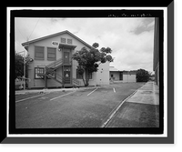 Historic Framed Print, U.S. Naval Base, Pearl Harbor, Accounting Building, Kuahua and Hurt Avenues, Pearl Harbor, Honolulu County, HI - 2,  17-7/8" x 21-7/8"