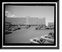 Historic Framed Print, U.S. Naval Base, Pearl Harbor, Six-Story General Storehouse, Gaffney Street at Quincy Avenue, Pearl Harbor, Honolulu County, HI - 2,  17-7/8" x 21-7/8"