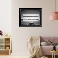 Historic Framed Print, U.S. Naval Base, Pearl Harbor, Dry Provisions Storehouse, Quincy Avenue at North Road, Pearl Harbor, Honolulu County, HI - 3,  17-7/8" x 21-7/8"