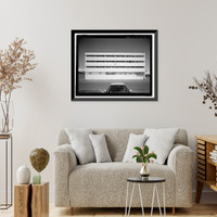 Historic Framed Print, U.S. Naval Base, Pearl Harbor, Dry Provisions Storehouse, Quincy Avenue at North Road, Pearl Harbor, Honolulu County, HI - 3,  17-7/8" x 21-7/8"