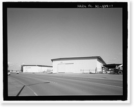Historic Framed Print, U.S. Naval Base, Pearl Harbor, Temporary Storehouses - 1944 Type, North Road at Neches Avenue, Pearl Harbor, Honolulu County, HI,  17-7/8" x 21-7/8"