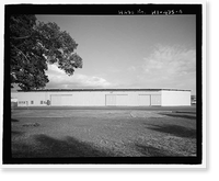 Historic Framed Print, U.S. Naval Base, Pearl Harbor, Temporary Storehouses - 1944 Type, North Road at Neches Avenue, Pearl Harbor, Honolulu County, HI - 4,  17-7/8" x 21-7/8"